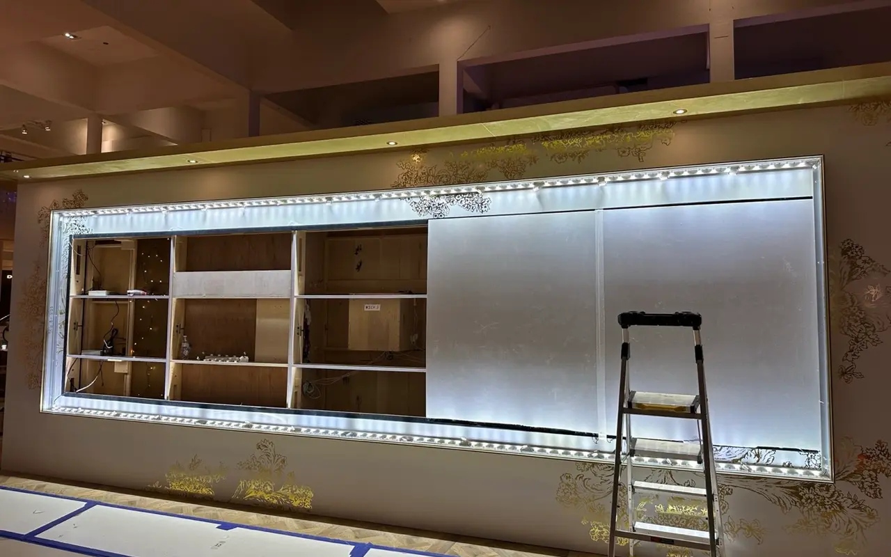 Dior retail store electrical installation by Laguna Electric
