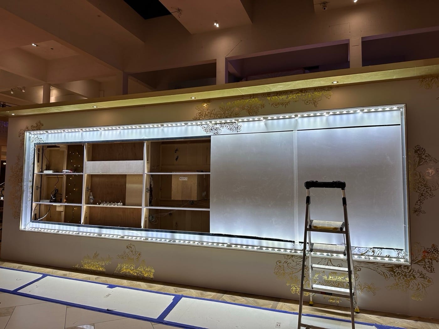 Dior retail store electrical installation by Laguna Electric